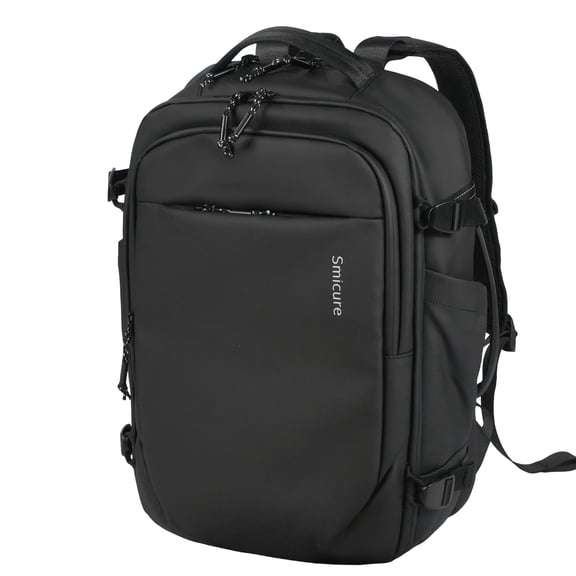 Smicure Travel carry on Backpack Laptop Business 18 Inch Business Anti Theft Slim Water Resistant Sturdy College Computer Bag.Black