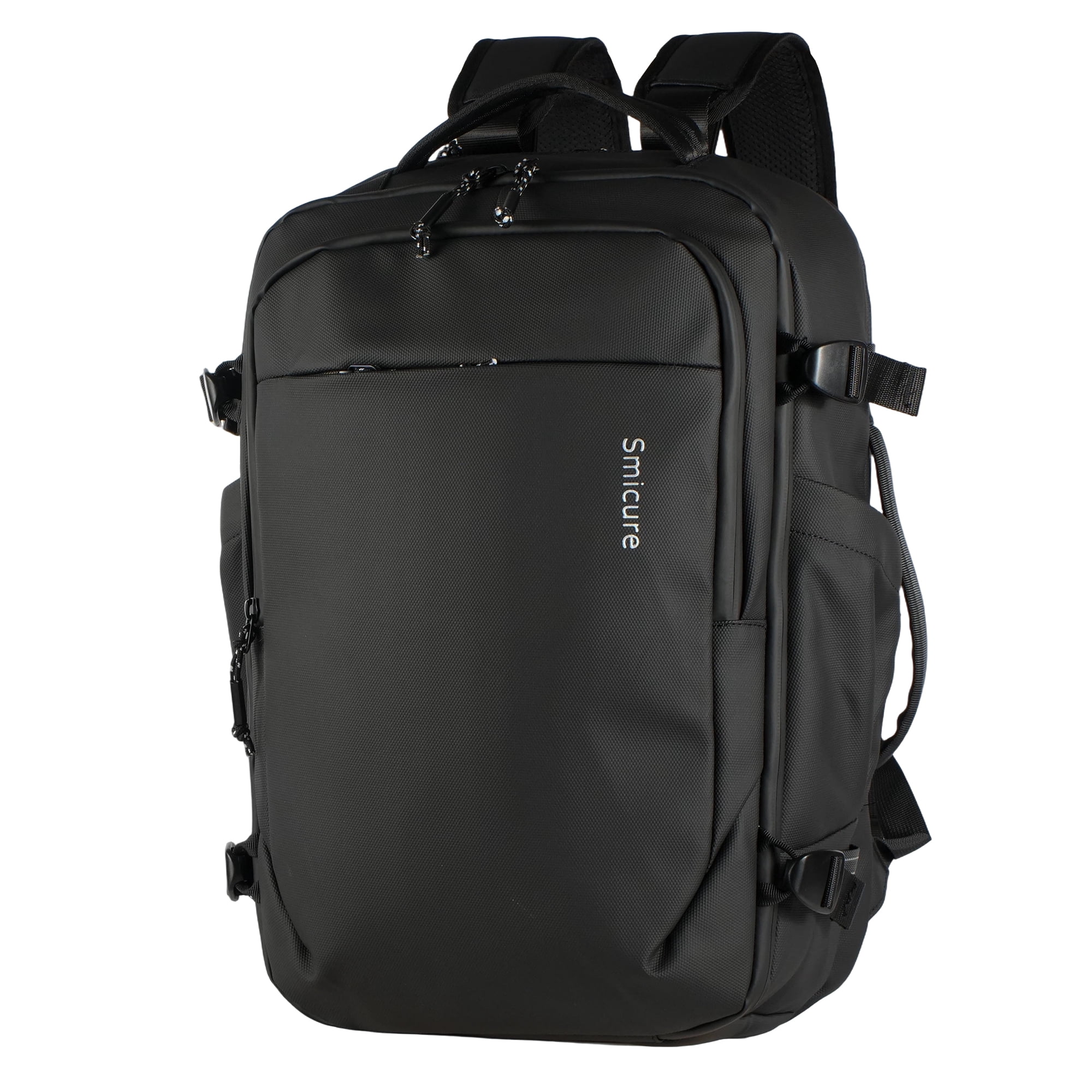 Smicure Travel carry on Backpack Laptop Business 18 Inch Business Anti Theft Slim Water Resistant Sturdy College Computer Bag.Black