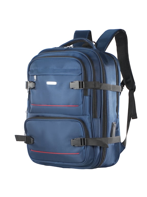 Travel carry on Backpack Laptop Business 19 Inch Business Anti Theft Slim Sturdy College School Computer Bag.Blue