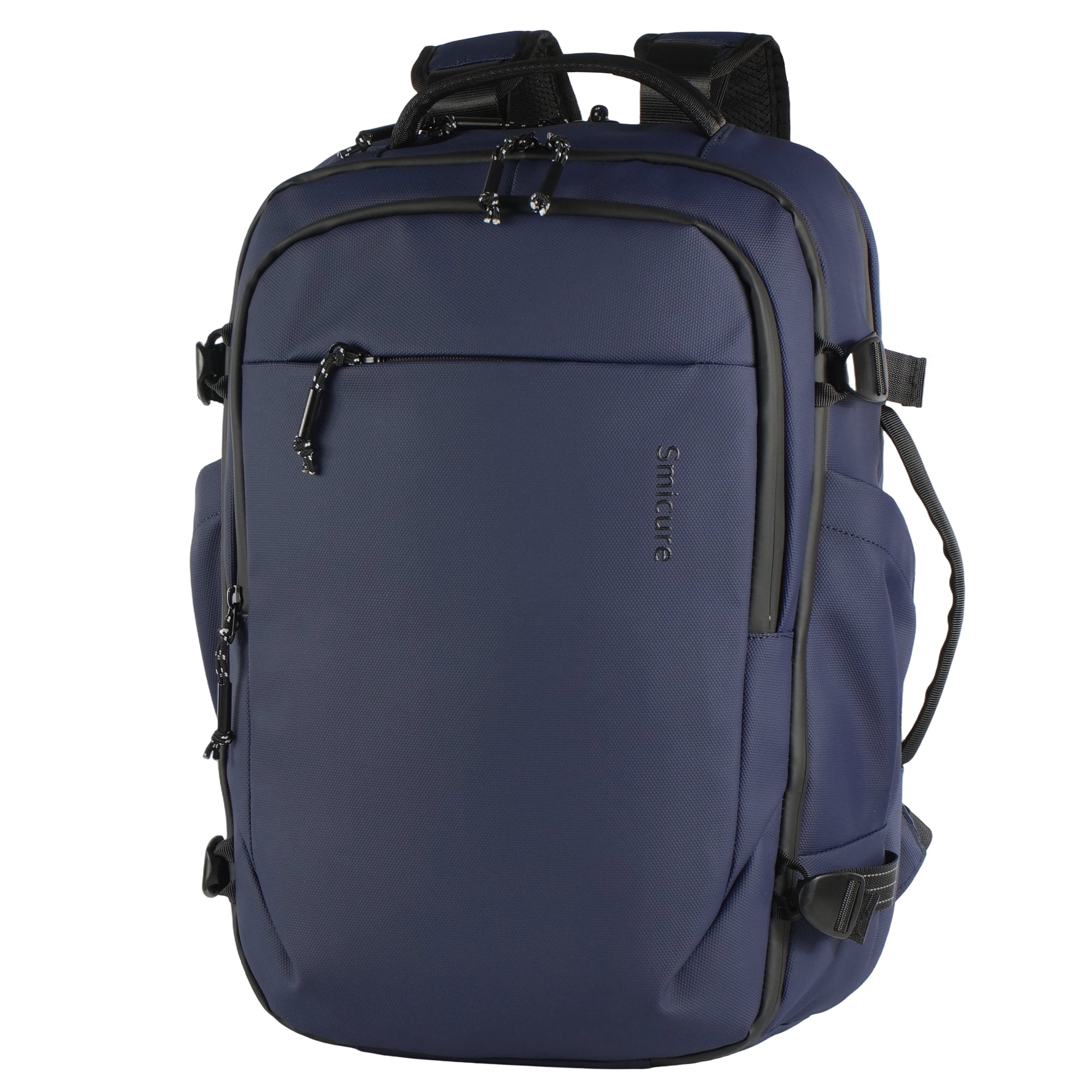 Smicure Travel carry on Backpack Laptop Business 18 Inch Business Anti Theft Slim Water Resistant Sturdy College Computer Bag.Blue