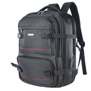 Travel carry on Backpack Laptop Business 19 Inch Business Anti Theft Slim Sturdy College School Computer Bag.Gray