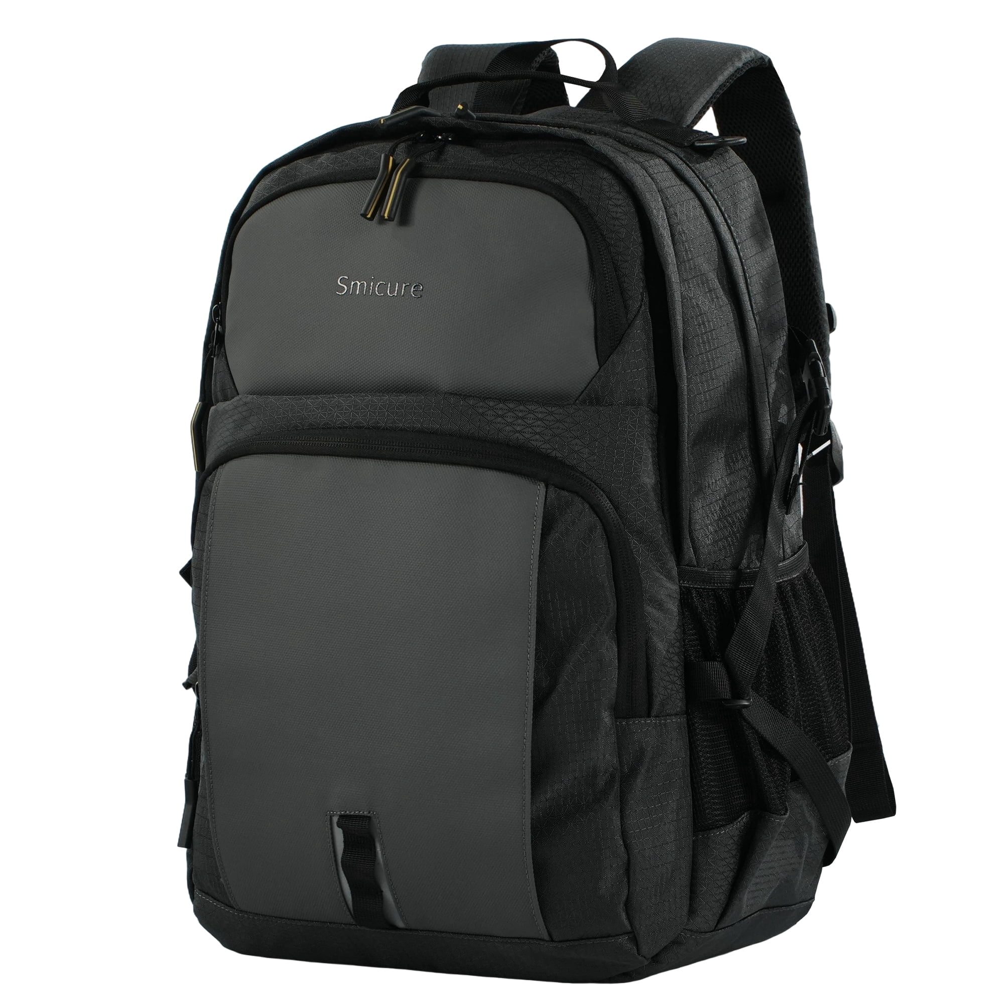 Smicure Travel carry on Backpack Laptop Business 18 Inch Business Anti Theft Slim Sturdy College School Computer Bag.Gray