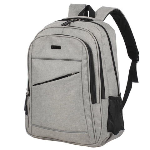 Travel carry on Backpack Business slim Sturdy Laptops Backpack, College School Computer Bag Gift for Men & Women Fits 15 Inch Notebook.Gray
