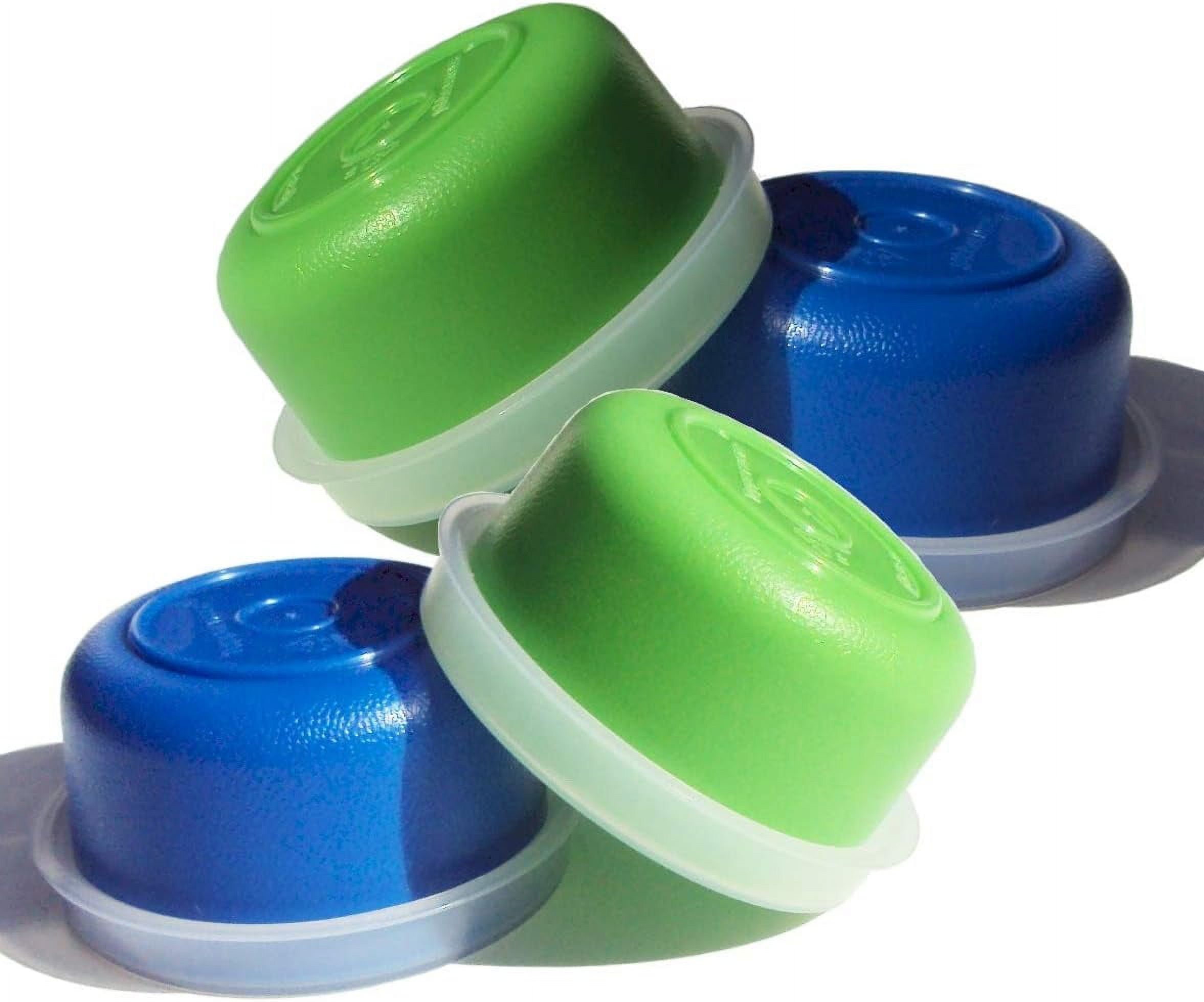 Smidgets Tiny Treasure Mini Bowls Set Of 4 In Green And Blue