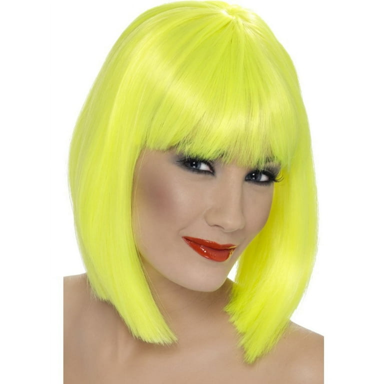 Neon Yellow Glam Wig Neon Yellow Glam Wig