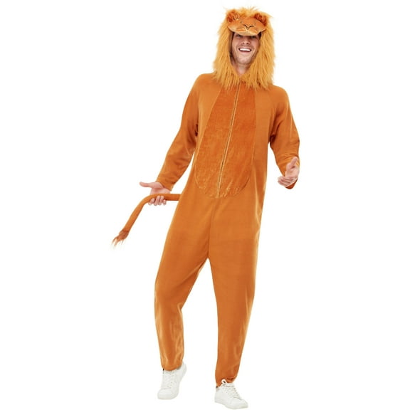 Adult's African Safari Animal Alpha Lion Costume Medium 38-40