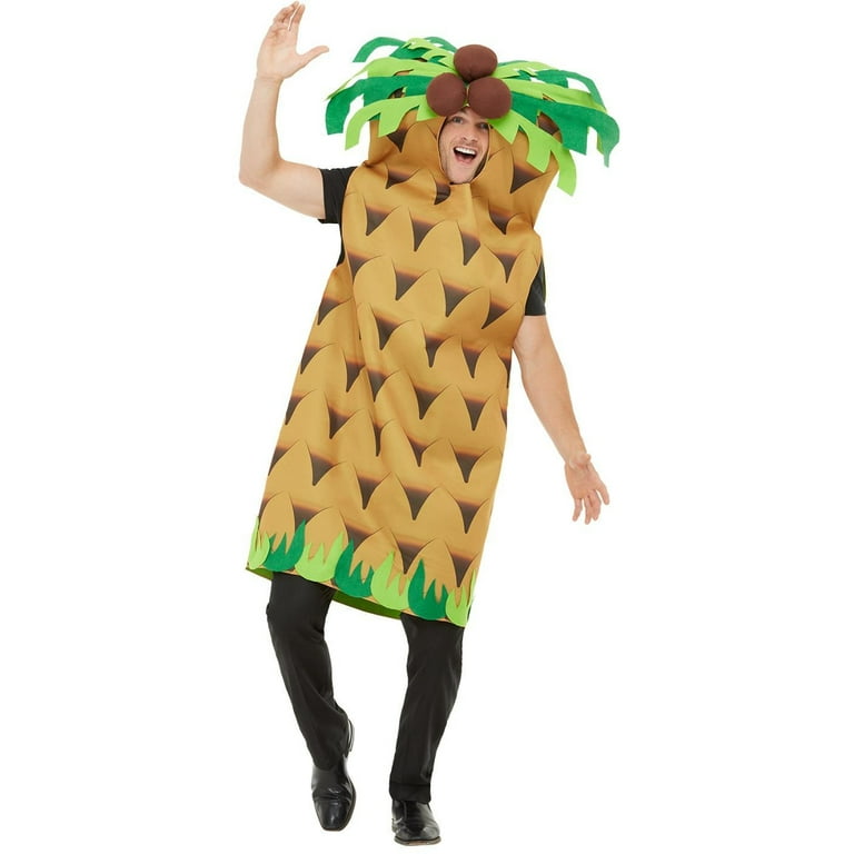 Palm Tree Costume Adult One Size Green Tabard Palm Tree Costume Adult One Size Green Tabard