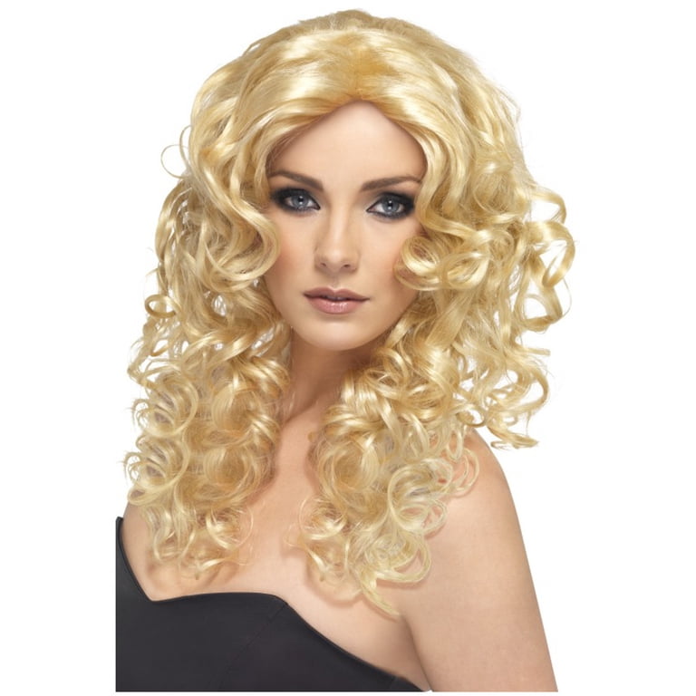 Sexy Long Blonde curly wig WoWEbony Honey Blonde Deep Curly Full Lace Wigs Transparent  main image 3