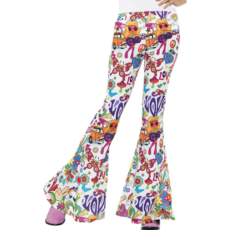 Smiffy's Costumes Adults Womens 70s Flared Groovy Hippie Disco