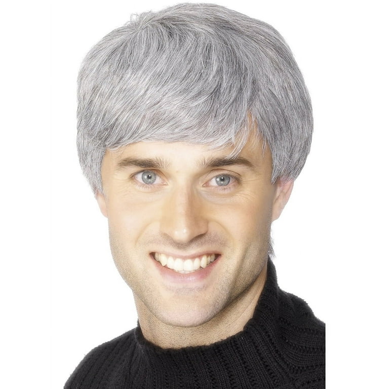 Corporate Wig Adult Grey Corporate Wig Adult Grey