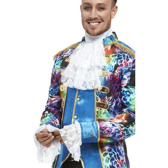 Cravat & Cuff Set White Costume Accessory