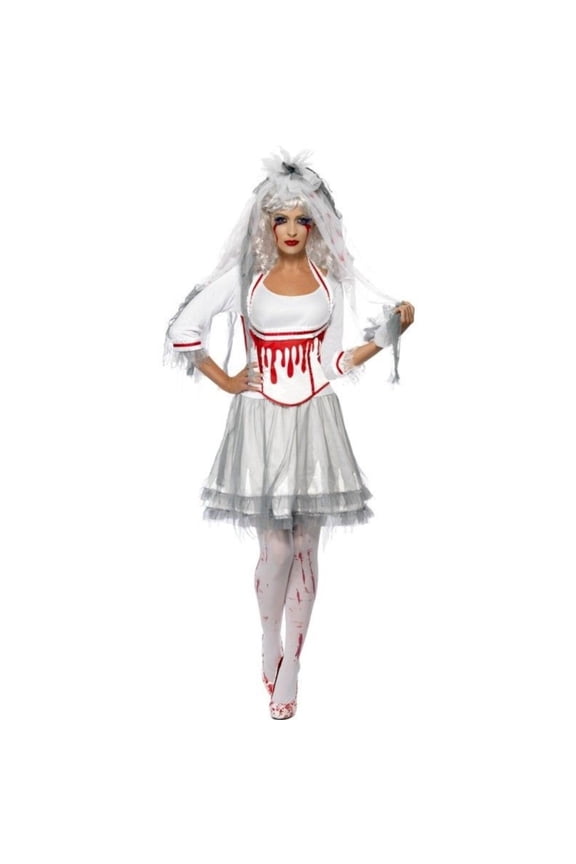 Blood Drip Bride Adult Costume Medium Female
