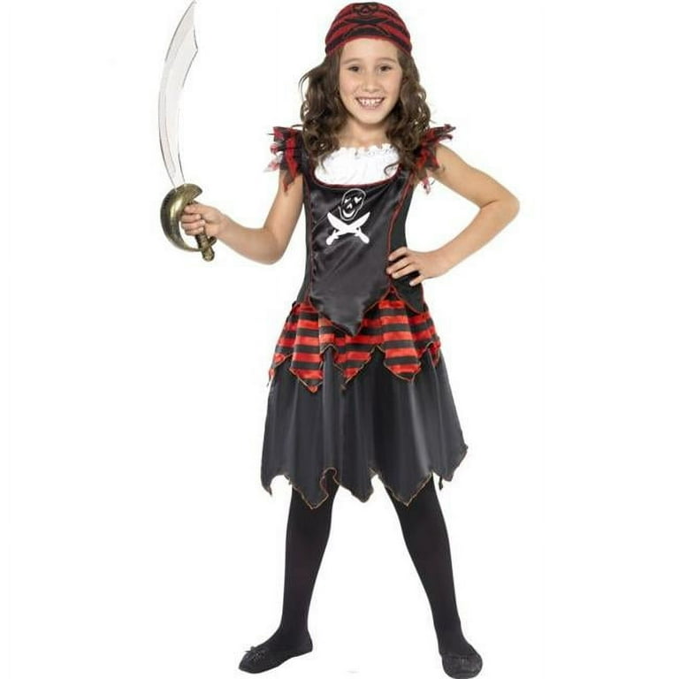 Skull and Crossbones Pirate Girl Costume Skull and Crossbones Pirate Girl Costume