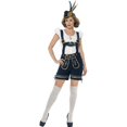 thumbnail image 1 of Traditional Deluxe Bavarian Costume Adult Blue Around The World Medium Female Fancy Dress Party Book Week Halloween, 1 of 4