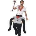 thumbnail image 1 of Smiffys 47167 Piggyback Headless Costume One Piece Suit with Mock Legs - Grey, 1 of 3