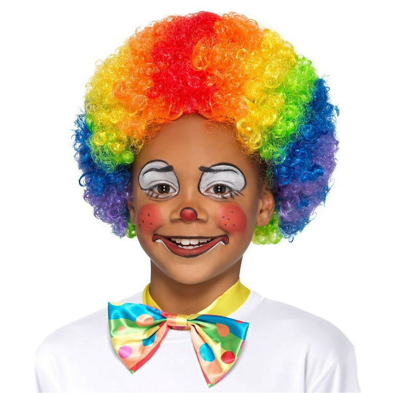 Bow Tie Rainbow Coloured Clown Costume Accessory Bow Tie Rainbow Coloured Clown Costume Accessory