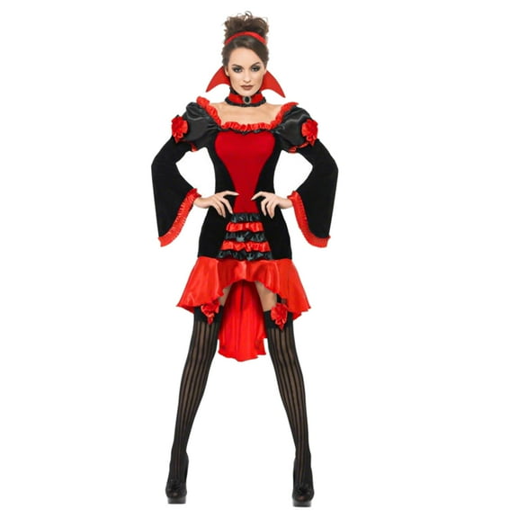 Smiffys Fever Boudoir Vampiress Adult Costume Medium Female