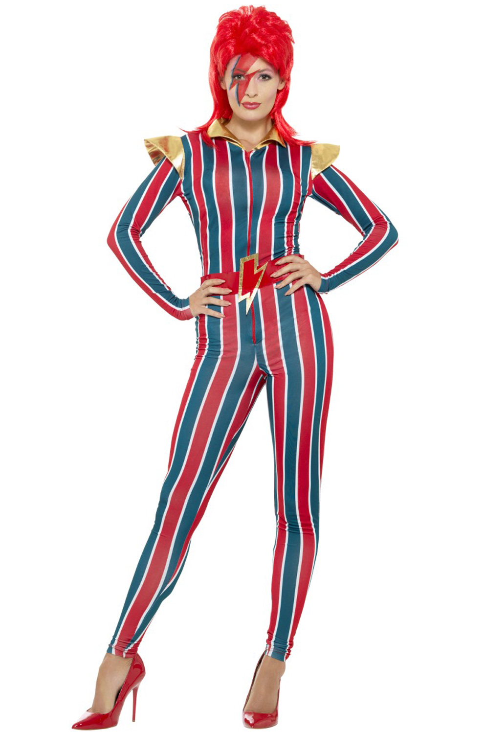 Smiffys Miss Space Superstar Women's Halloween Fancy-Dress Costume for Adult, L - image 1 of 2