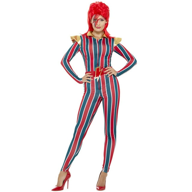 Smiffys Miss Space Superstar Women's Halloween Fancy-Dress Costume for Adult, L
