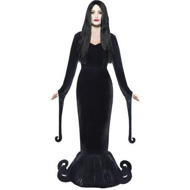 Addams Family Morticia Women's Fancy Dress Costume