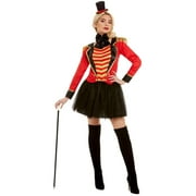 Smiffys Vintage Circus Carnival Deluxe Ringmaster Women's Halloween Fancy-Dress Costume for Adult, L (14-16)