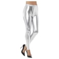 thumbnail image 1 of Smiffys Womens 80s Disco Metallic Leggings, 1 of 2