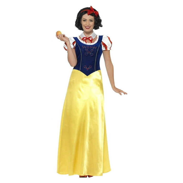 Princess Snow Costume Adult Yellow Princess Snow Costume Adult Yellow