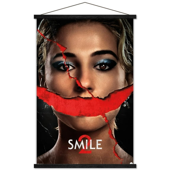 Smile 2 (2024) - One Sheet Wall Poster with Magnetic Frame, 22.375" x 34"