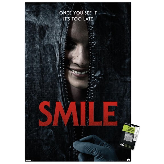 Smile (2022) - One Sheet Wall Poster with Pushpins, 22.375" x 34"
