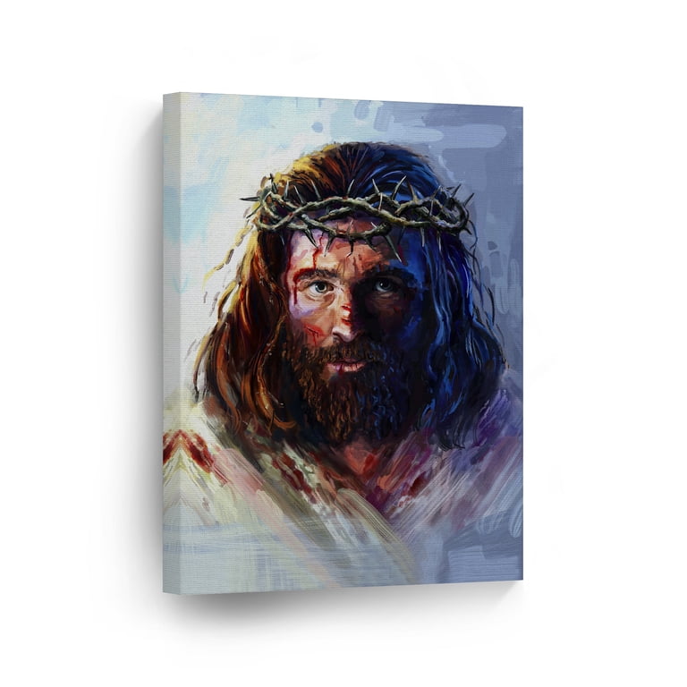 Jesus Repainted Jesus Christ Oil Painting Finished! New Painting Of Christ The King,