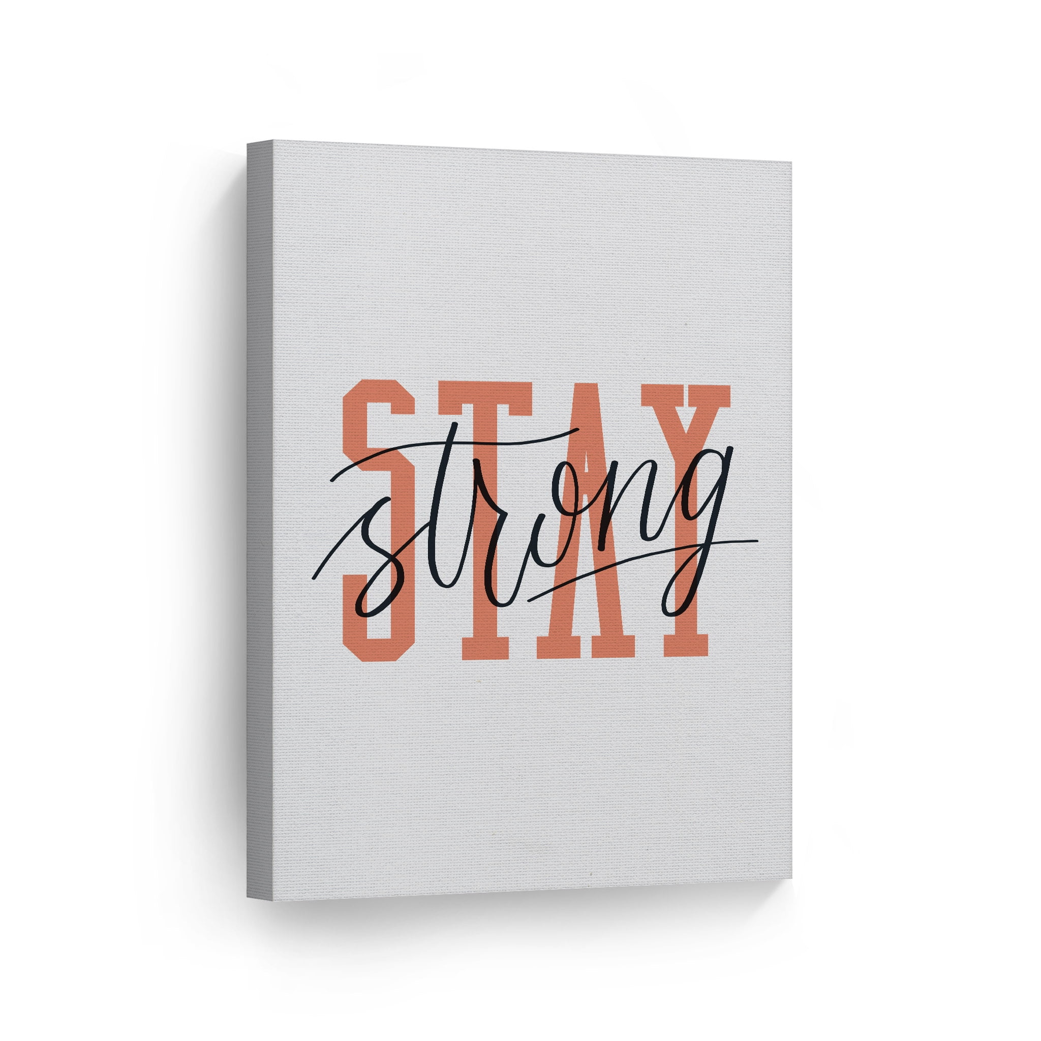 Smile Art Design Stay Strong Modern Minimalist Hand Lettering Art ...