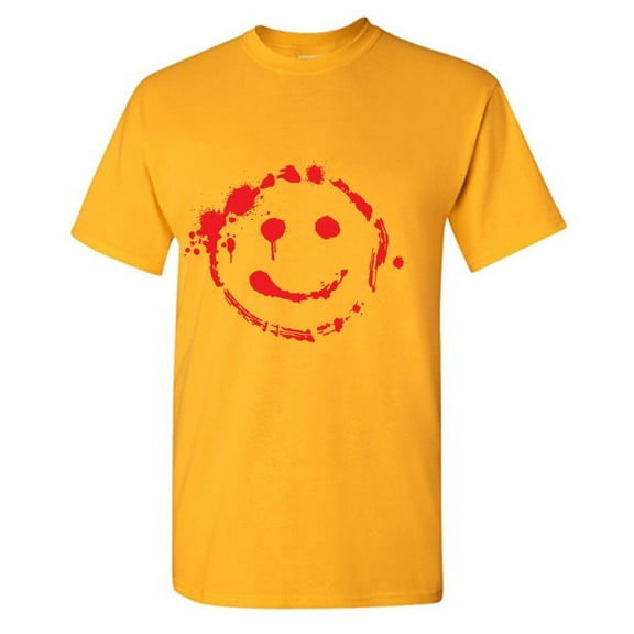 Smile Bloody Sarcastic Humor Graphic Tees Gift For Mens Novelty Funny T Shirt