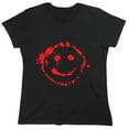 thumbnail image 1 of Smile Bloody Sarcastic Humor Novelty Funny Women's Casual Tees, 1 of 3