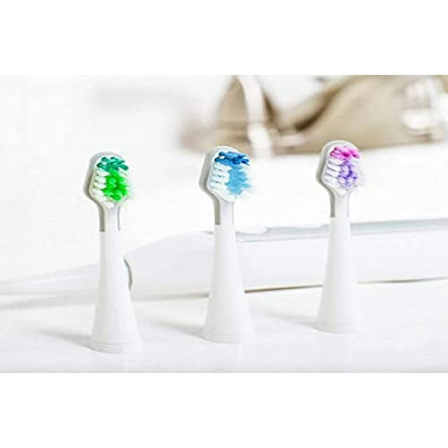 Smile Bright Store Platinum Sonic Toothbrush Replacement Brush Heads
