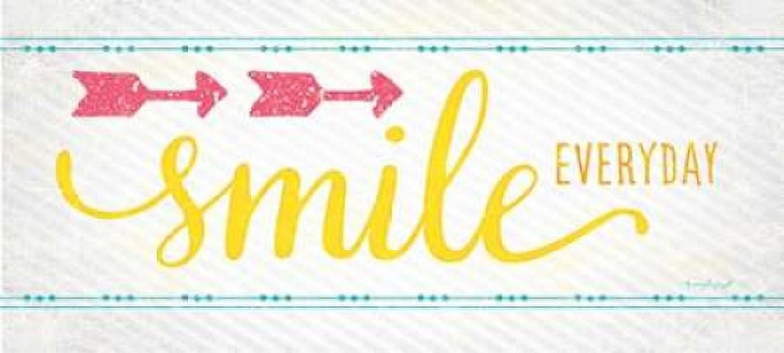 Smile Canvas Art - Jennifer Pugh (10 x 20)