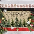 thumbnail image 1 of Sm:)e Christmas Pine Trees Rubber Doormat, 17" x 29", Non-Slip, 1 of 6