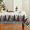 Smile Christmas Tree Table Cloth 60 x 140 Inch