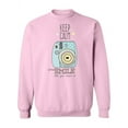 thumbnail image 1 of Smile! Cute Camera Design Sweatshirt Women -Image by Shutterstock, Female Small, 1 of 4