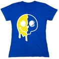 thumbnail image 1 of Smile Dead Sarcastic Humor Novelty Funny Women's Casual Tees, 1 of 3