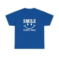 thumbnail image 1 of Smile Every Mile Shirt, Run Happy, Cycling Gift, Marathon Shirt - ID: 1978, 1 of 11