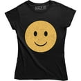 thumbnail image 1 of Smile Face Emoticon Emoji Happy Smile Funny Sarcasm Women's Tee, 1 of 4
