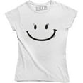 thumbnail image 1 of Smile Face Face House Rave Music Festival Techno 90s Retro Womens Party T-Shirt, 1 of 4
