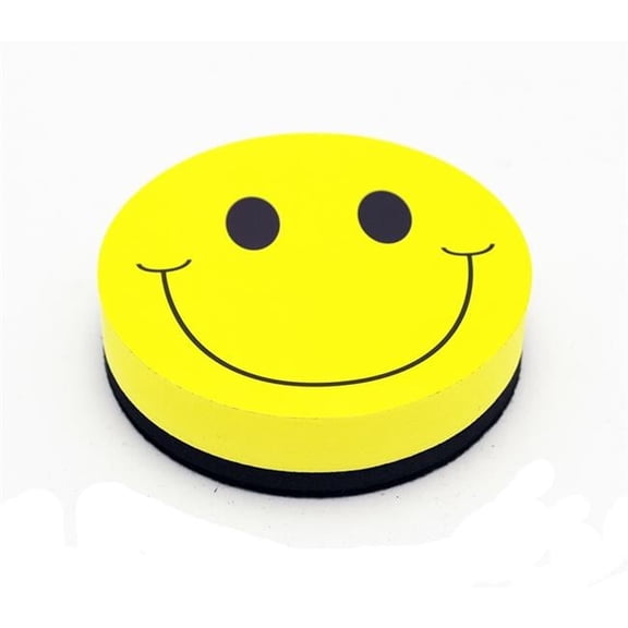 Smile Face Magnet Eraser - Pack of 6
