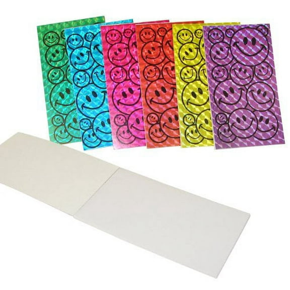 Smile Face Prism Notepads (6Dz) - Party Favors - 72 Pieces