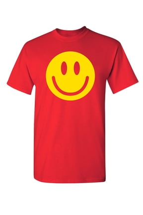 Smile Face Sarcastic Humor Graphic Novelty Funny T Shirt