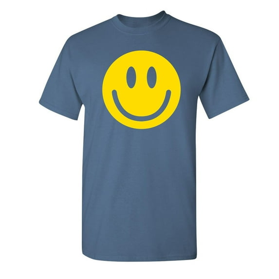 Smile Face Sarcastic Humor Graphic Novelty Funny T Shirt