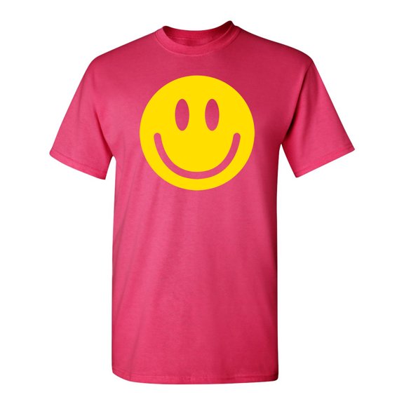Smile Face Sarcastic Humor Graphic Novelty Funny T Shirt