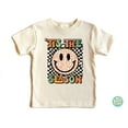 thumbnail image 1 of Smile Face Shirt, Tis The Season Shirt, Kids Gift Toddler Shirt, Smiley Face Shirt, Season Kid Shirt, Kids Season Shirt TODDLER SHORT SLEEVE TEE BELLA CANVAS 3001T, 1 of 3