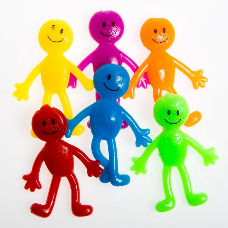 Stretchy Smile Face Men - Bulk Pack of 24 - Stress Relief Fidgeting To ·  Art Creativity