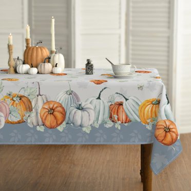 Give Thanks Pumpkin Tablecloth